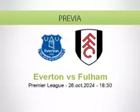 Pronóstico Everton Fulham (26 octubre 2024)