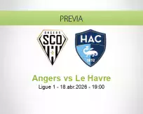 Pronóstico Angers Le Havre (18 abril 2026)