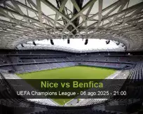 Pronóstico Nice Benfica (06 agosto 2025)
