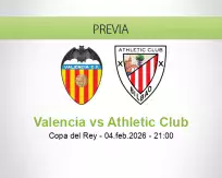 Valencia vs Athletic Club