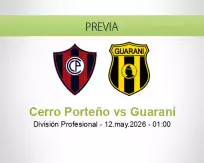 Cerro Porteño vs Guaraní