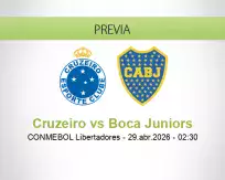 Cruzeiro vs Boca Juniors