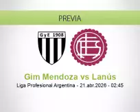 Gim Mendoza vs Lanús