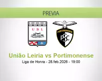 Pronóstico União Leiria Portimonense (28 febrero 2026)