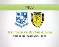 Pronóstico Tranmere Burton Albion (19 agosto 2025)