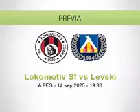 Pronóstico Lokomotiv Sf Levski (14 septiembre 2025)