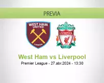 West Ham vs Liverpool