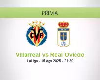 Pronóstico Villarreal Real Oviedo (15 agosto 2025)