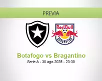 Pronóstico Botafogo Bragantino (30 agosto 2025)