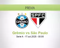 Grêmio vs São Paulo