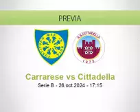 Pronóstico Carrarese Cittadella (26 octubre 2024)