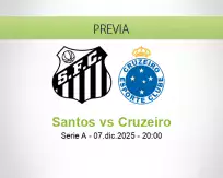 Santos vs Cruzeiro
