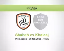 Pronóstico Shabab Khaleej (06 febrero 2025)