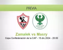 Pronóstico Zamalek Masry (15 diciembre 2024)