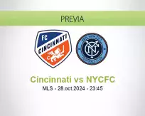 Pronóstico Cincinnati NYCFC (28 octubre 2024)