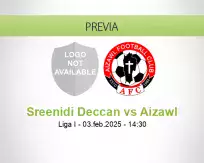 Pronóstico Sreenidi Deccan Aizawl (03 febrero 2025)