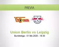 Pronóstico Union Berlin Leipzig (01 febrero 2025)