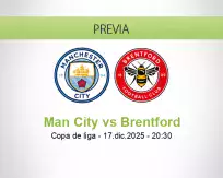 Pronóstico Man City Brentford (17 diciembre 2025)
