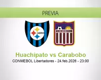 Pronóstico Huachipato Carabobo (24 febrero 2026)