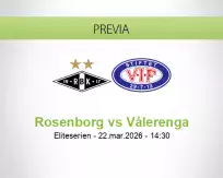 Pronóstico Rosenborg Vålerenga (22 marzo 2026)