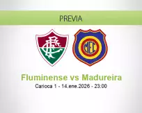 Pronóstico Fluminense Madureira (14 enero 2026)