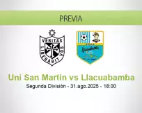 Pronóstico Uni San Martín Llacuabamba (31 agosto 2025)