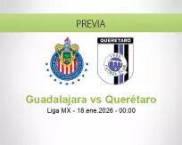 Pronóstico Guadalajara Querétaro (17 enero 2026)