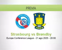 Pronóstico Strasbourg Brøndby (21 agosto 2025)