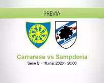 Pronóstico Carrarese Sampdoria (18 marzo 2026)
