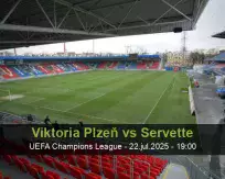 Pronóstico Viktoria Plzeň Servette (22 julio 2025)