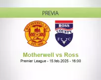 Pronóstico Motherwell Ross (15 febrero 2025)