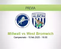 Pronóstico Millwall West Bromwich (15 febrero 2025)