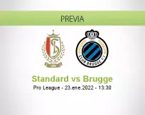 Pronóstico Standard Brugge (23 enero 2022)