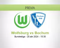 Pronóstico Wolfsburg Bochum (20 abril 2024)