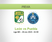 Pronóstico León Puebla (28 noviembre 2020)