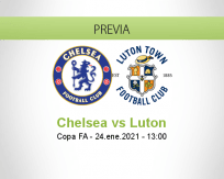 Pronóstico Chelsea Luton (24 enero 2021)