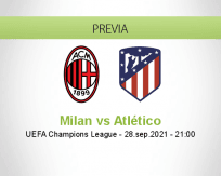 Milan vs Atlético