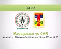 Pronóstico Madagascar CAR (23 marzo 2023)