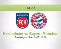 Heidenheim vs Bayern München