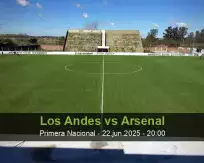 Pronóstico Los Andes Arsenal (22 junio 2025)