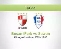 Pronóstico Busan IPark Suwon (06 septiembre 2025)