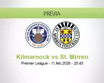 Pronóstico Kilmarnock St. Mirren (11 febrero 2026)