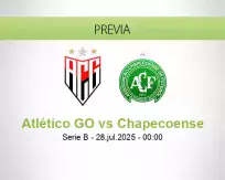 Pronóstico Atlético GO Chapecoense (27 julio 2025)