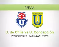 U. de Chile vs U. Concepción