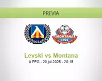 Pronóstico Levski Montana (20 julio 2025)