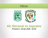 Atl. Nacional vs Jaguares
