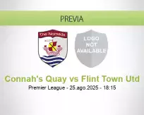 Pronóstico Connah's Quay Flint Town Utd (25 agosto 2025)