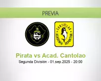 Pronóstico Pirata Acad. Cantolao (01 septiembre 2025)