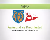Pronóstico Aalesund Fredrikstad (07 abril 2026)