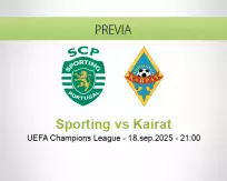 Pronóstico Sporting Kairat (18 septiembre 2025)